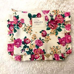 New Sézane floral pouch